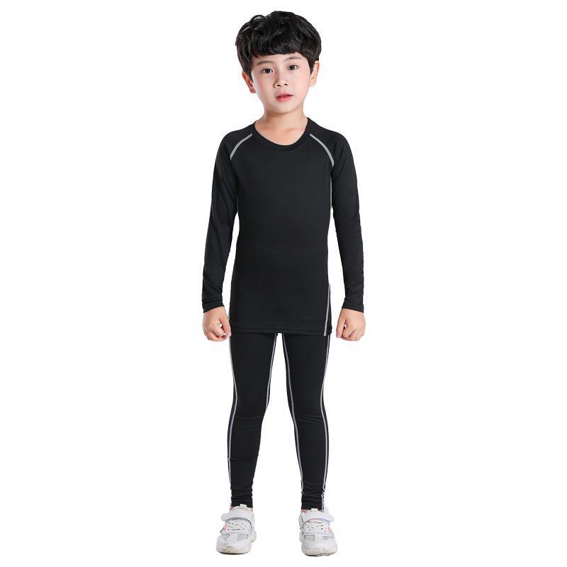 

Детские леггинсы для йоги: Теплый спортивный костюм с бархатной отделкой для мальчиков и девочек, идеально подходит для осенне-зимних пробежек и фитнеса. 150/30 серый