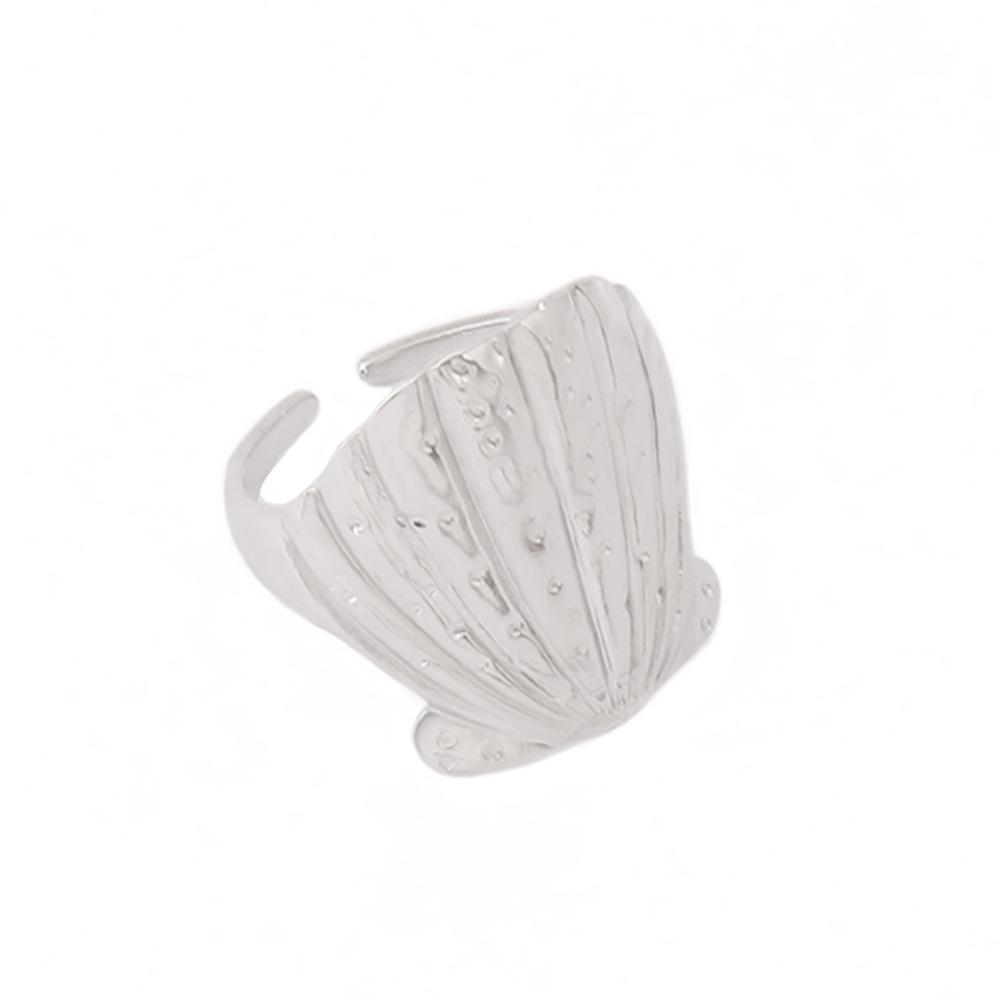 Ocean Series Adjustable Shell Ring - Summer Beach Jewelry with Various Styles