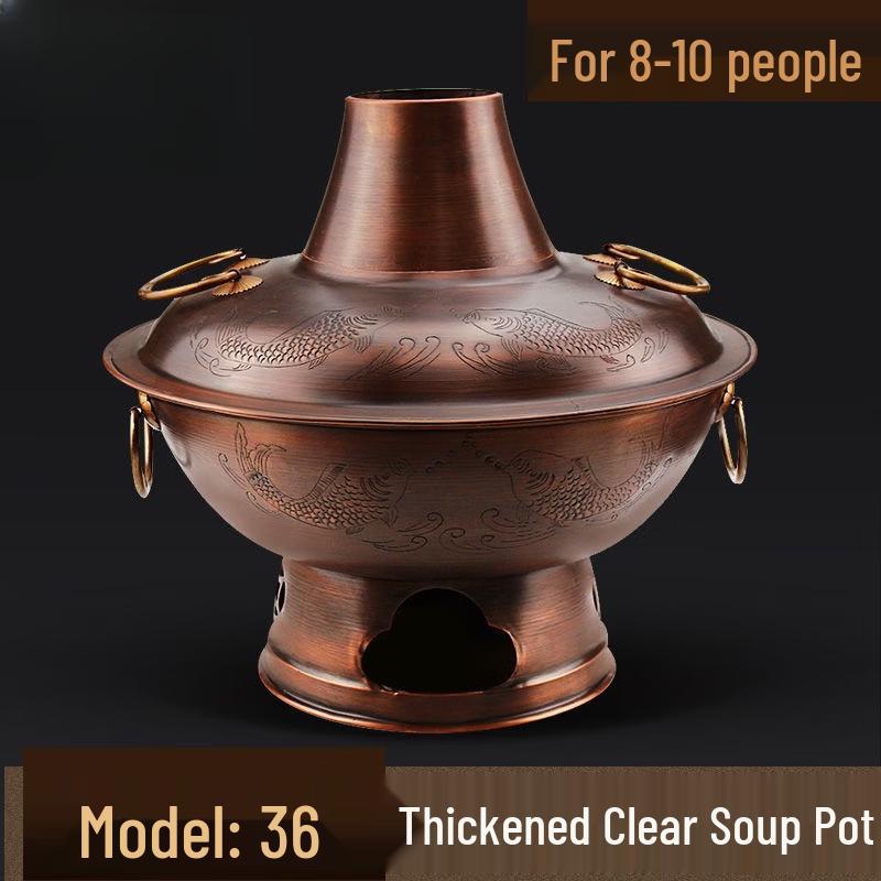 Old Beijing Vintage Copper Hot Pot