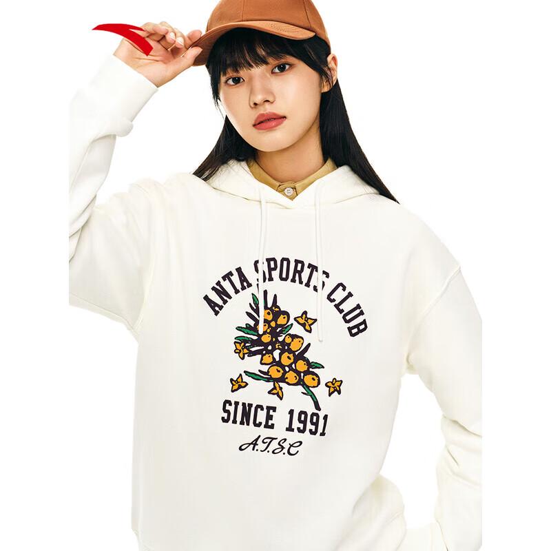ANTA Women s Puffy Fleece Hooded Sweatshirt XL