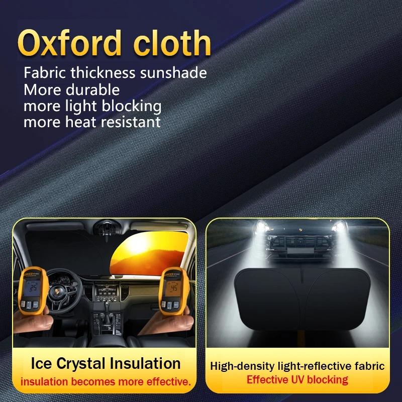 Auto Sonnenschutz UV-Reflexion Windschutzscheibe Schirm Frontscheiben-Sonnenschutz Schirm Faltbarer Sommerschutz Autositz Wärmeisolierung