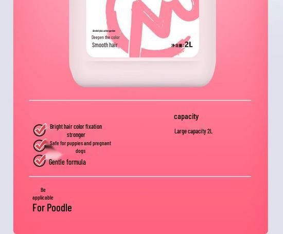 Pomeranian & Samoyed Whitening Shampoo for White Dogs