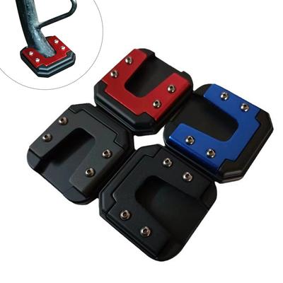 Universele Motorfiets Verlengstuk Scooter Fietsstandaard Verlengstuk Voet Zijstandaard Pad Ondersteuningsplaat Antislip Vergrote Basis