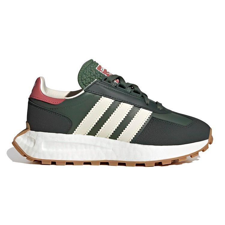 Adidas Originals Retropy J Leather Anti-Kick Shock Absorption Durable Low-Top Casual Shoes Kids Casual Shoes Black Brown GX9243