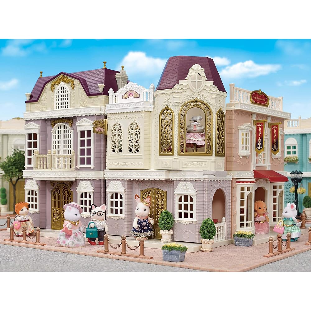 Sylvanian Families Town Fashion Set Persian Cat Sister Toy Dollhouse 3 Years and Up