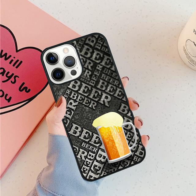 Beer Cup Phone Case For iPhone 17 Air 15 16 16e 11 12 13 14 Pro Max Cover For iPhone 17 Air Max Plus coque Fundas Shell