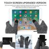 Knitted Warm Winter Thickened Non-slip Woolen Men's and Women's Outdoor Cycling Touch Screen Wear-resistant Breathable Windproof Gloves