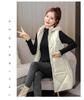 Herbst Winter frauen Einfarbig Mit Kapuze Weste Lose Verdickung Warme frauen Ärmellose Jacke