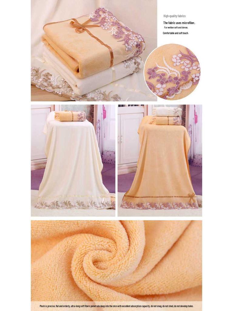 Soft, Lint-Free Bath Towel Set for Adults & Children - Absorbent for Face and Body