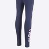 New Balance Damen High Waist Wasser Buchstaben Leggings nbnS92w772 59 Marineblau