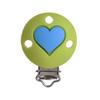 3Pcs Baby Pacifier Clip Soother Teether Round Shape Silicone Holder Nipple Clip DIY Baby Teething Chain Accessories BPA Free