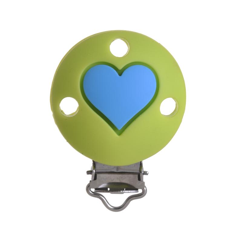 3Pcs Baby Pacifier Clip Soother Teether Round Shape Silicone Holder Nipple Clip DIY Baby Teething Chain Accessories BPA Free