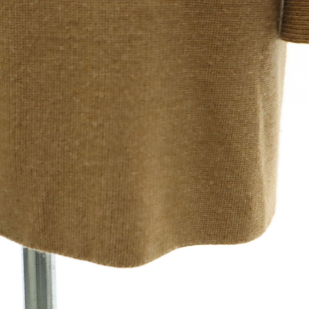 PAULE KA wool Long sleeve knit cardigan Brown Waist ribbon Women Used