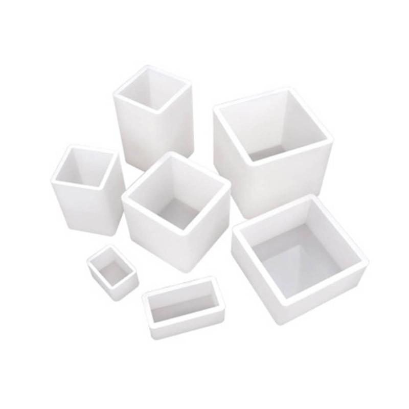 Square Round Rectangle Mould Geometric Decorative Ornament Decors Silicone Mold