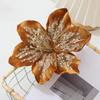 Glitter Artificial Christmas Flower Velvet Sequin Floral Simulation Flower  Home Decoration