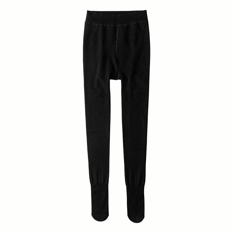 Hochtaillierte, dick gefütterte Samt-Leggings & Strumpfhosen für große Frauen für Herbst/Winter