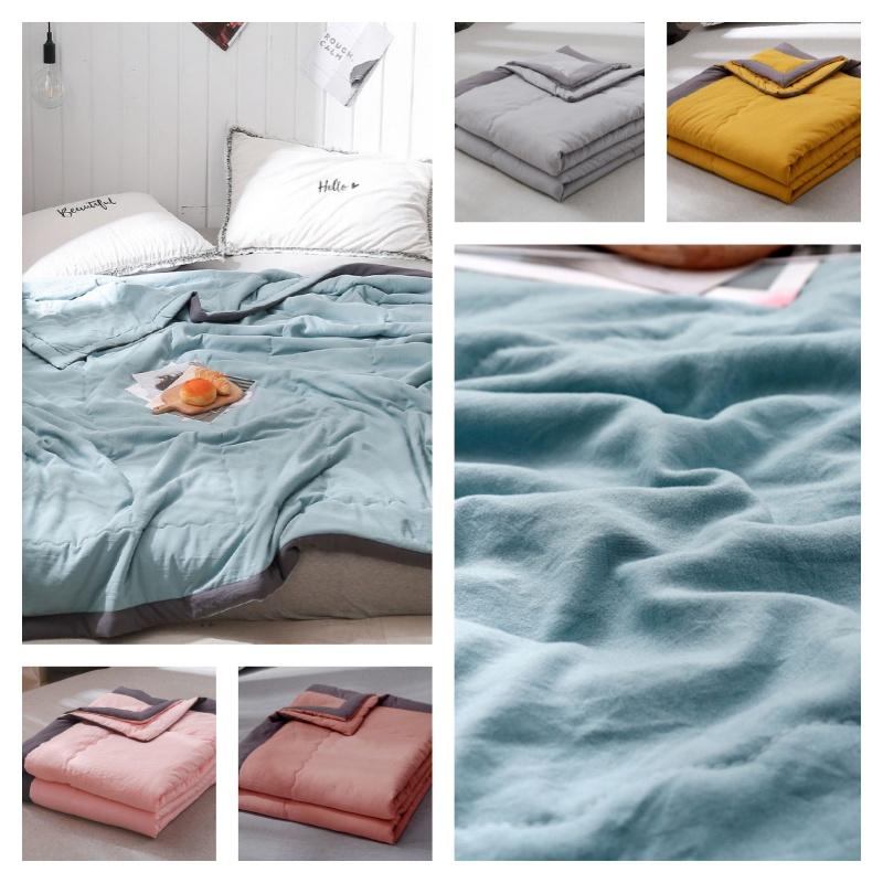 Summer Cool Air Conditioner Blanket For Single/double Beds Lightweight And Breathable