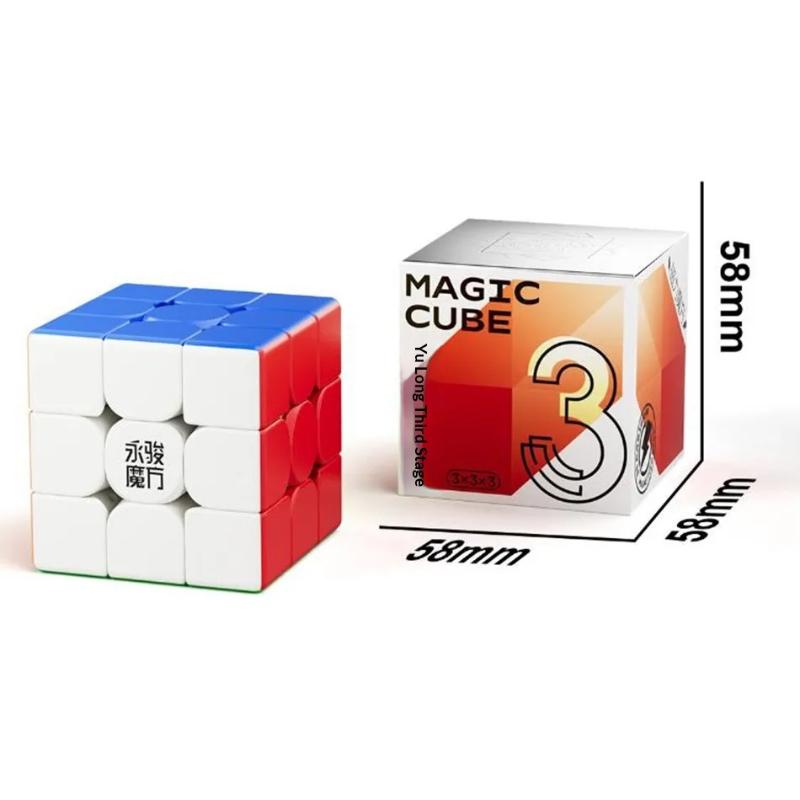 Magnetic Professional Speed Cube 3x3x3 Puzzle Toy for Competitive Puzzle Enthusiasts Enhances Dexterity B