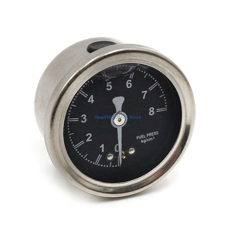 33WB Car Oil Pressure Gauges Refitting 12V Automobile Oil Pressure Instrument 0-8Bar