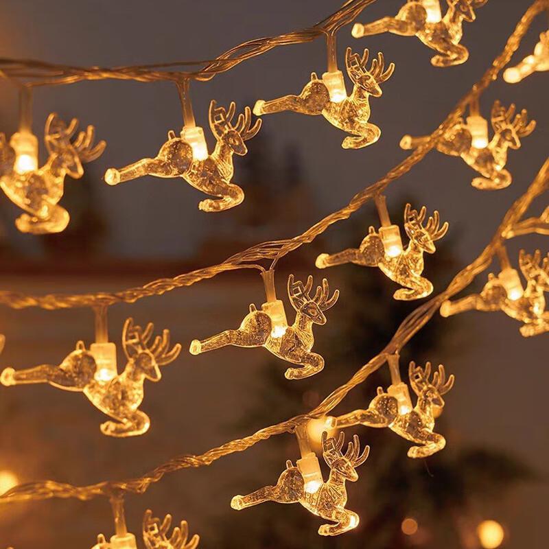 Lin Pan LED Christmas Deer & Tree String Lights