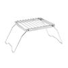 Portable Folding Stainless Steel BBQ Grill with Griddle & Kettle Stand