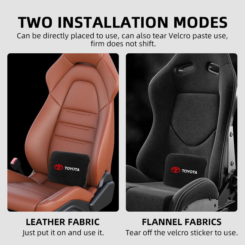 Car interior stickers Car Seat Memory Foam Lumbar Pillow Cushion Interior Headrest For Toyota Rav4 Prius Avensis Auris Corolla