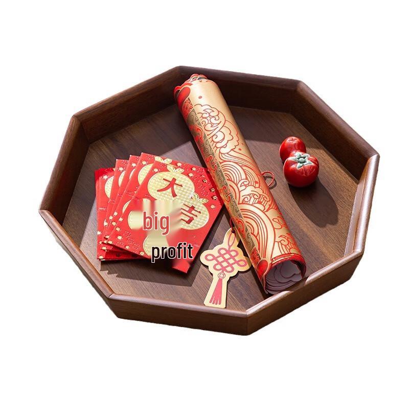 Wooden Octagonal Dried Fruit Tray