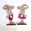 Wooden Christmas Decoration for Home Xmas Tree Pendants Christmas Wood Ornaments Navidad New Year Kids Gifts