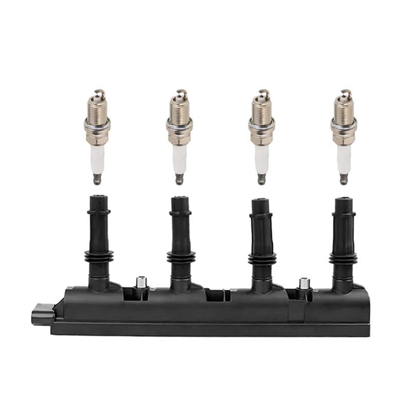 A16P-For Chevy Cruze Turbo 2011-2015 Buick Encore, Opel Car Engine Parts UF-669 Ignition Coil Pack And 1675 Spark Plugs Fit