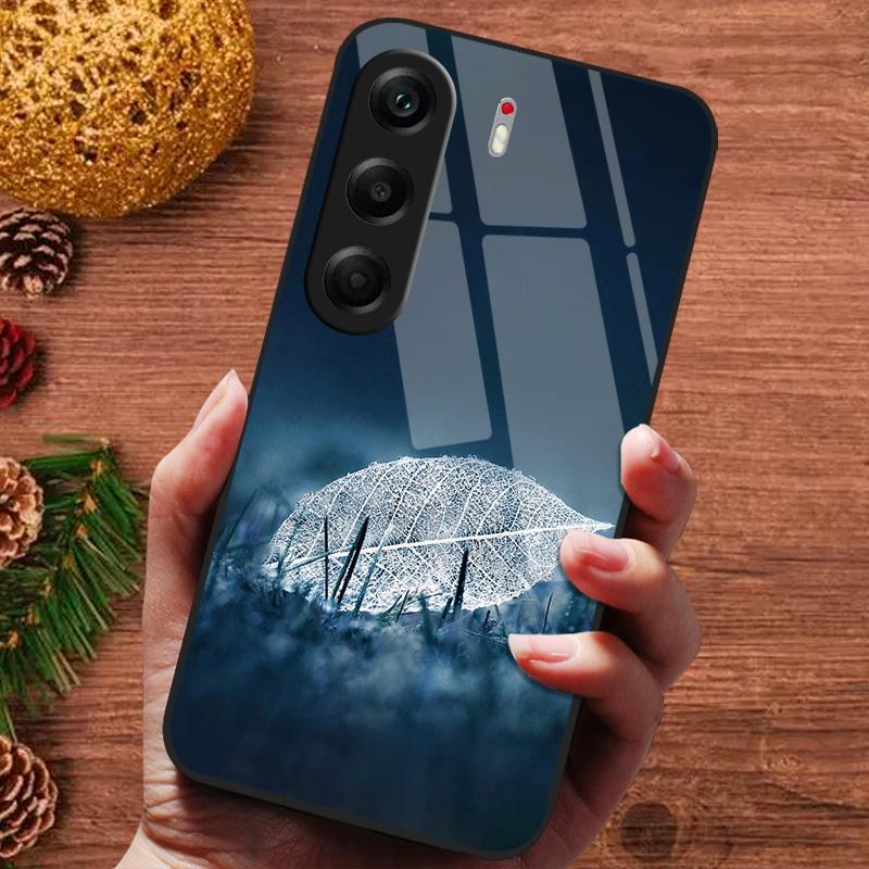 

Christmas Painted Cover For Tecno Camon 40 Pro 5G 4G 30S Pro Camon 20 Pro Case Tempered Glass Fundas Phone Cover Camon40 4G Tecno Camon 20 Pro