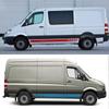 Car Stickers For Mercedes Benz Sprinter W903 W906 W907 Motorhome Stripes Camper Van DIY Graphics Decor Decals Auto Accessories