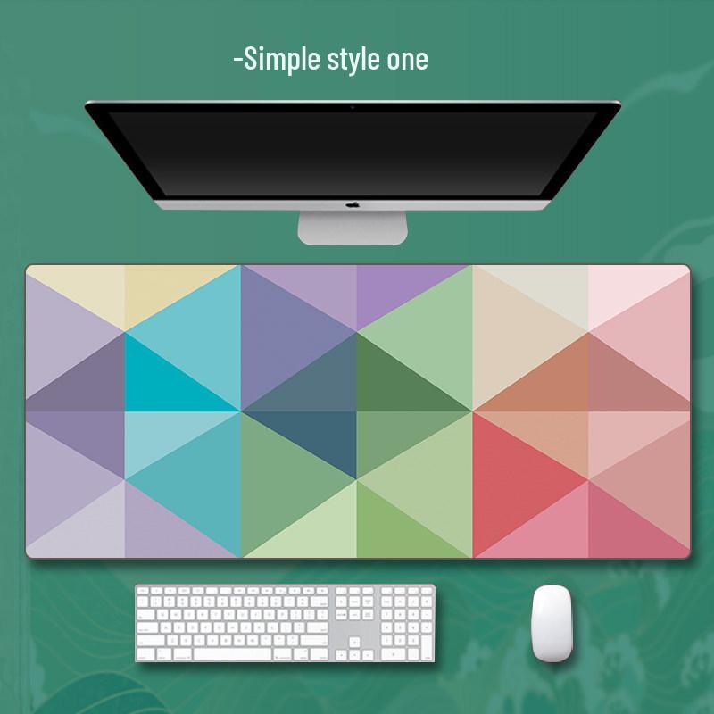 Extra Large Anime Esports Mouse Pad with Stitched Edges for Men and Women, Computer Desk Mat and Keyboard Pad
