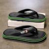 Fashion Men's Cushioned Flip-Flops Breathable Thong Sandals with Soft Sole for Home/Summer Non-Slip Indoor/Outdoor Casual Slippers