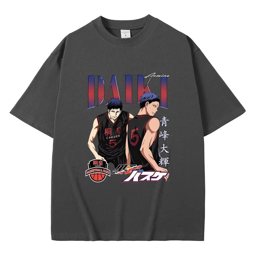 Anime Kuroko's Basketball Kagami Taiga Cool Comic Graphic Print Unisex Casual High‑Quality Soft T-shirt