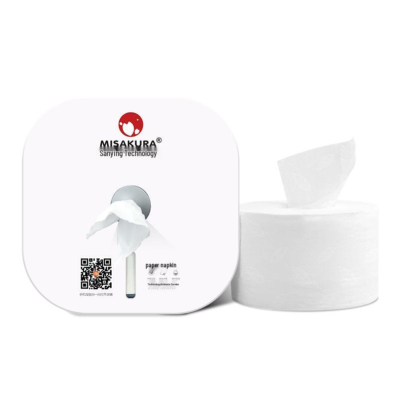 Center-Pull Automatic Tear-Off Enclosed Paper-Saving Roll Towel Dispenser 58