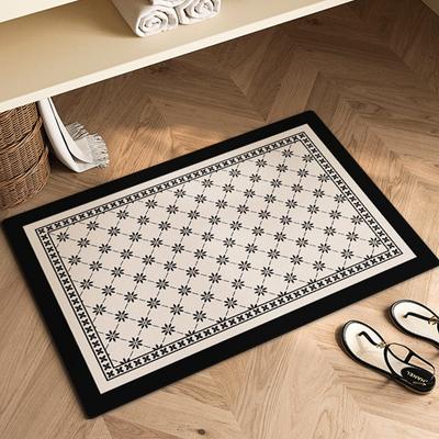 Felpudo Americano para Baño Antideslizante Alfombra Absorbente para Inodoro Barro de Diatomeas Secado Rápido Alfombra Especial para Baño