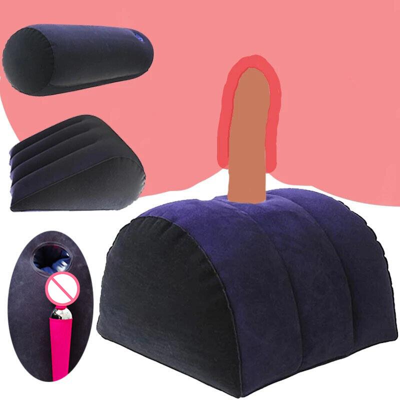 Inflatable Sex Furnitures Sex Pillow Magic Cushion Erotic Sofa Wedge  Love Position Aid Support Toys For Couples Adult Games