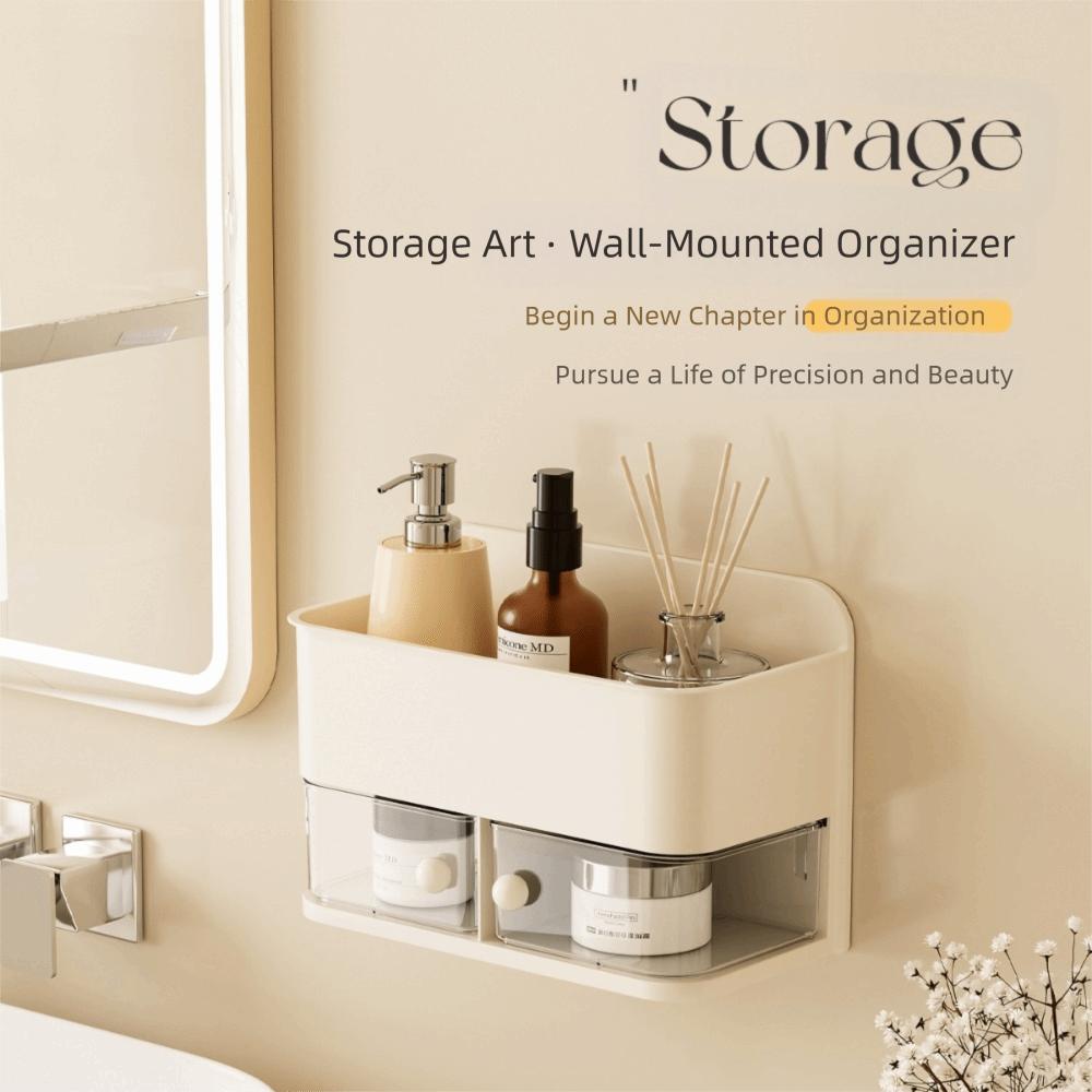Large Capacity Wall Mounted Storage Box Multifunctional Desktop Storage Box  Home Organization