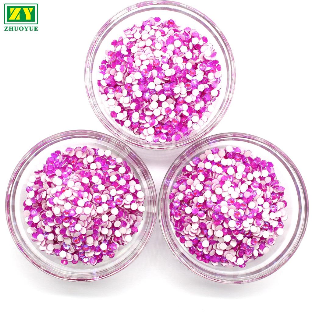 High Quality Hot Fix Shiny Flat Back Rhinestones for Shoe & Clothing Decoration Accessories