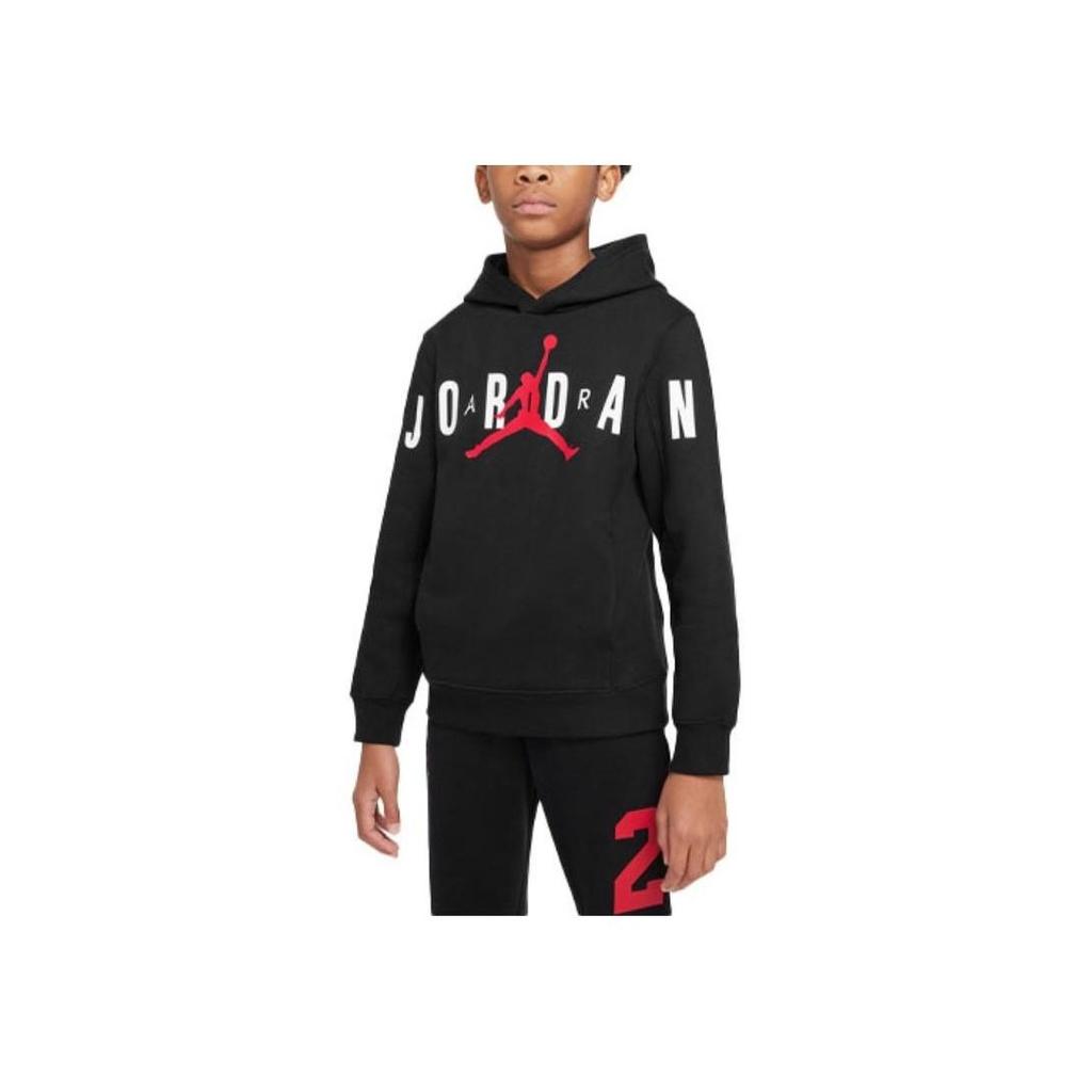 Jordan Kids' Fleece Pullover Hoodie Black HA2577-023