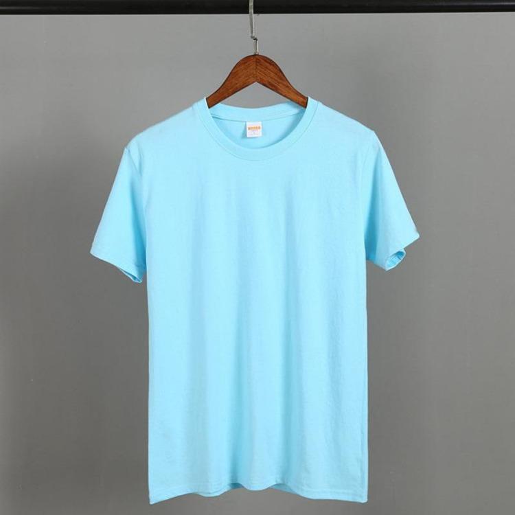 Camisetas Básicas Clásicas Camiseta Casual de Verano de Manga Corta con Cuello Redondo para Mujeres y Hombres