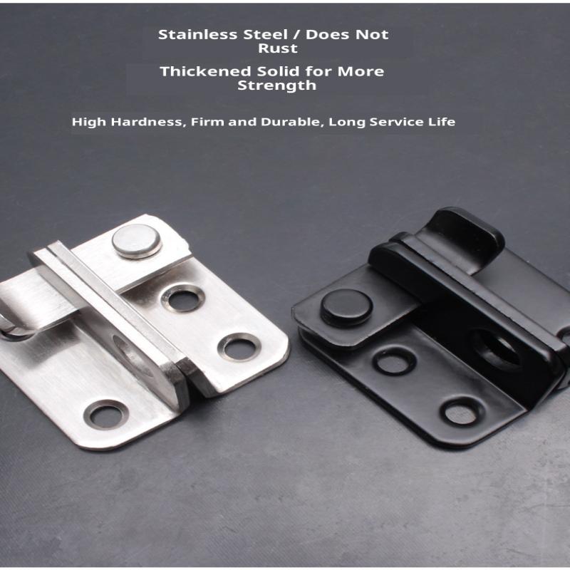 Neuer Verdickter Diebstahlsicherer Türschlossriegel Edelstahl Sicherheits-Türriegel Vorhängeschloss Schrank Hängebolzen Heim Möbelbeschläge