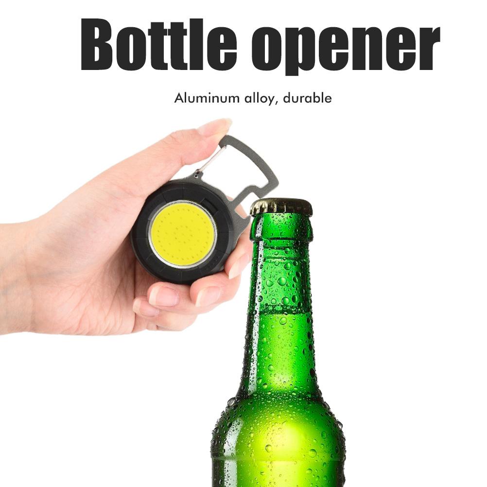 Mini Breloc LED Lumină Portabilă Reîncărcabilă 800lm COB Lanterne Breloc 4 Moduri de Lumină Buzunar