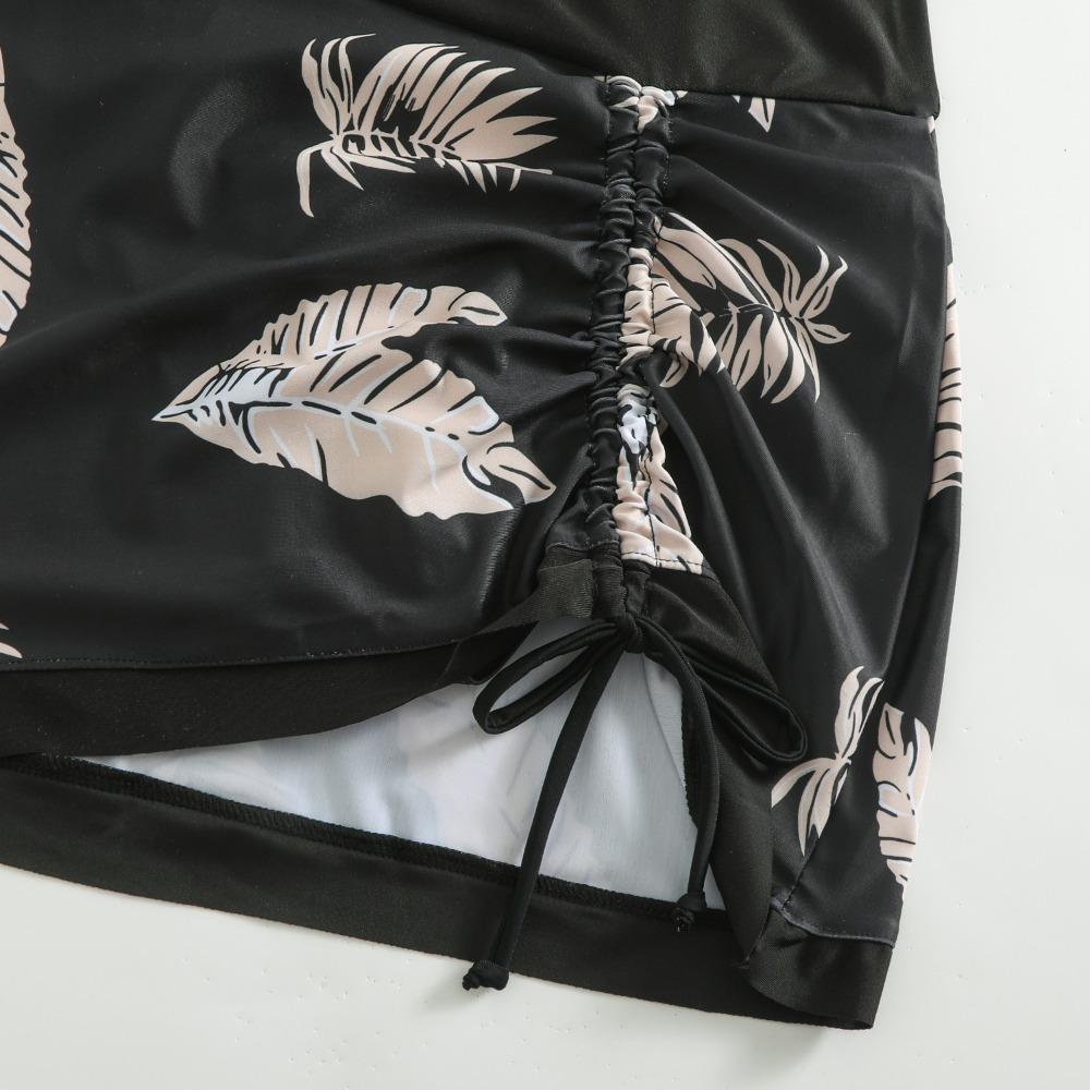 Swimsuit European and American Sexy Neck Split Swimming Bikin Neck Bikini Swimsuit