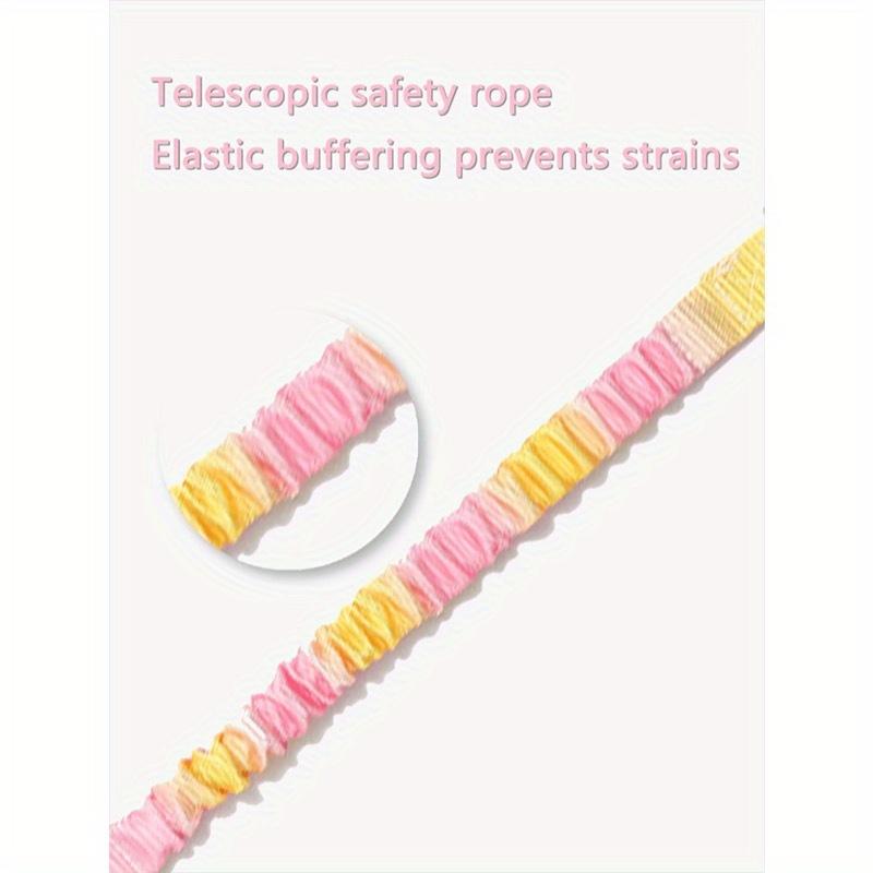1pc Pet Car Safety Leash, With Elastic Shock Absorbing, Rainbow Style, Suitable For Pets Riding In Car