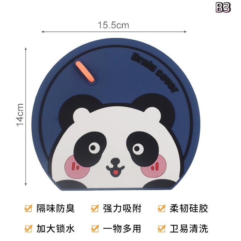 Sewer Floor Drain Cover Deodorizer Bathroom Silicone Deodorant Mat Thickening Kitchen Toilet Toilet Insect-Proof Floor Drain Mat