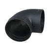 75mm Parking Heater Warm Air Ducting Pipe Elbow Outlet Connector Black Plastic Car Heater Replacement Accessories
