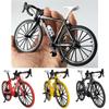 MORYTRADE Bicycle Toy Road Bike Model Diecast Car Road Racer Assembly Type Yellow