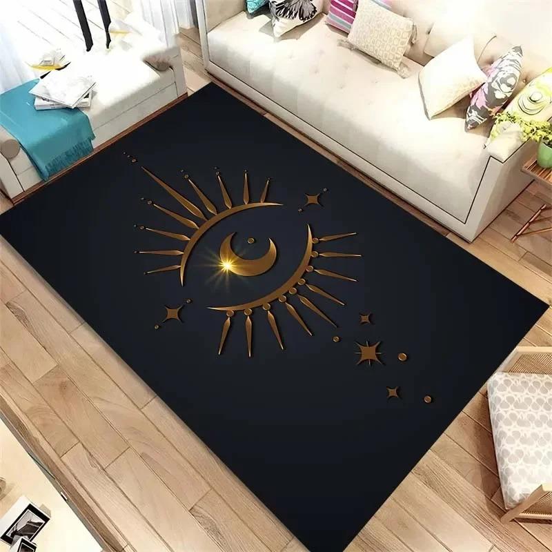 Tarot Pattern Floor Mats Door Decoration Home Living Room Floor Mats