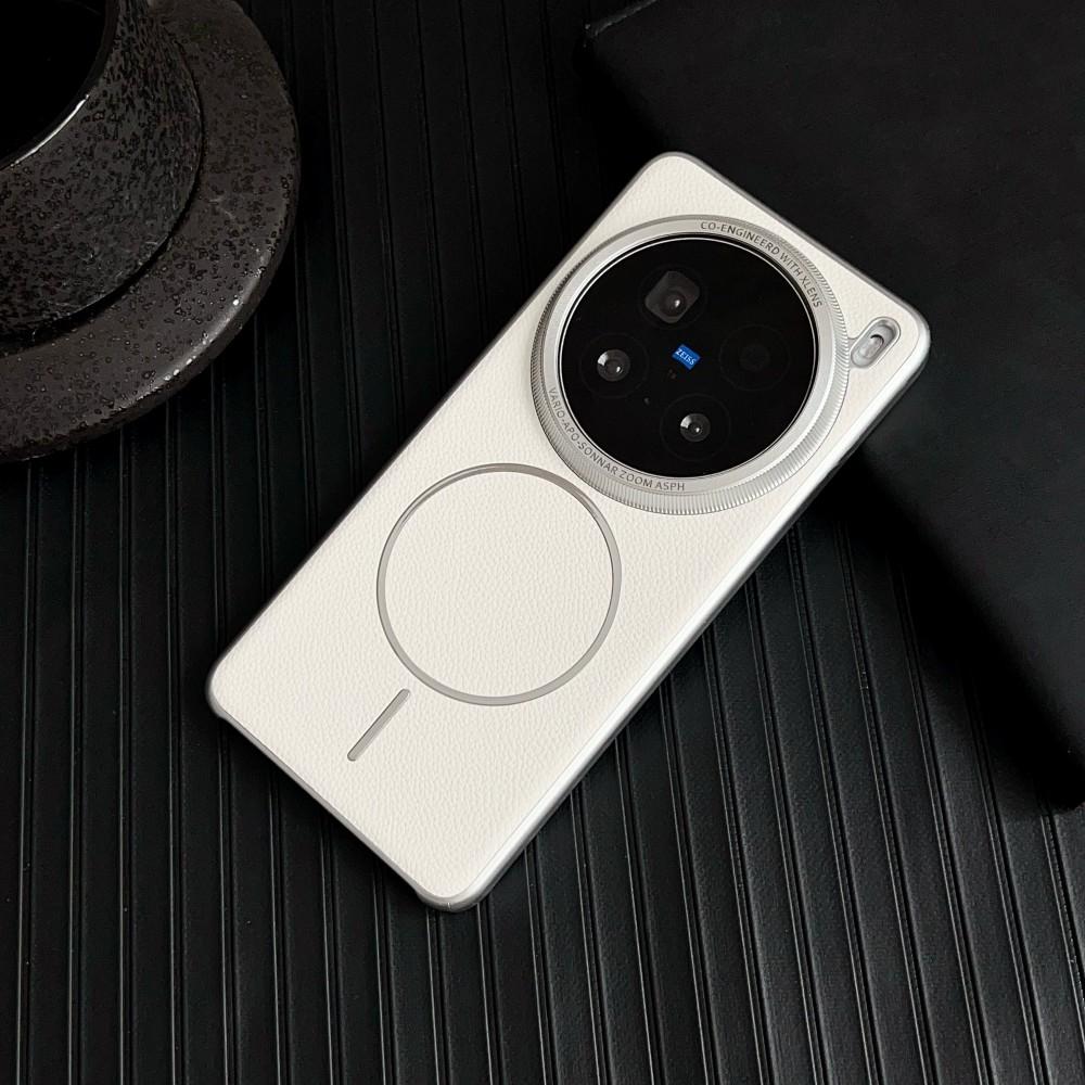 For VIVO X200 Ultra Case Luxury PU Magnetic Wireless Charging Protective Back Cover Case For VIVO X200 Pro Mini X200S X100 Shell